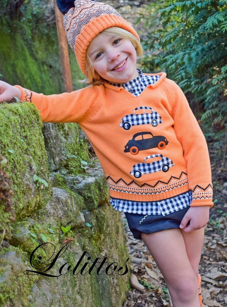 Boy's set Shirt and bloomers Bear collection by Lolittos