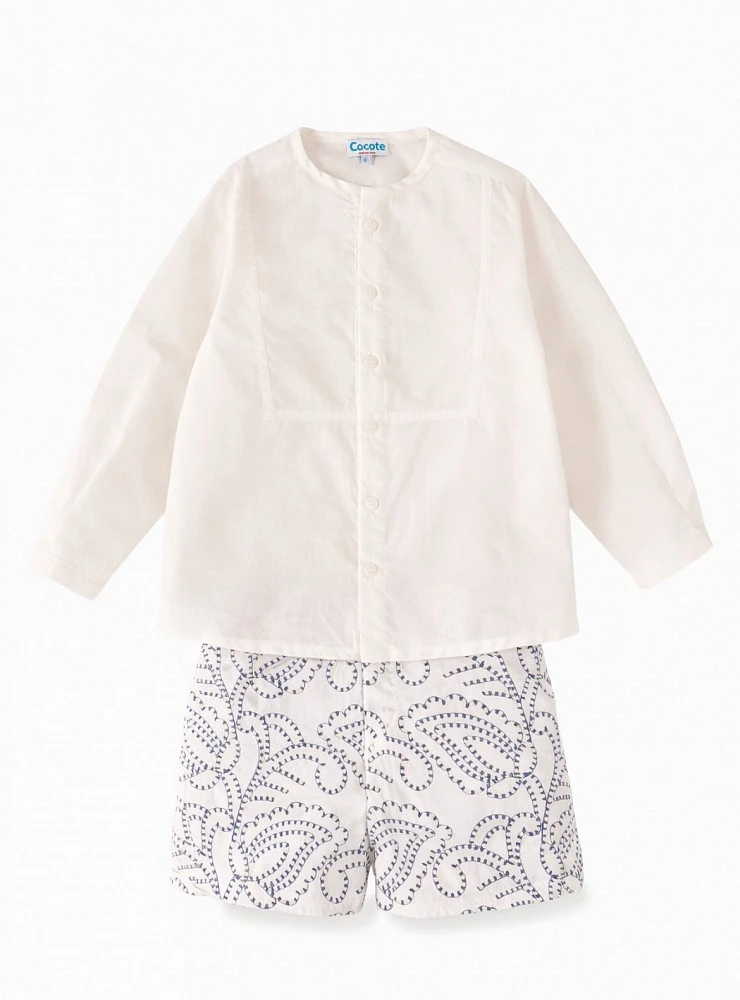 Boy's shirt and trousers set, Salitre Collection