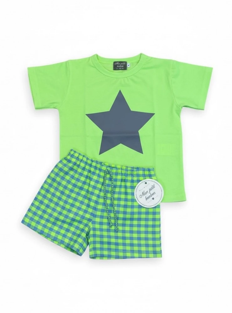 Boys' T-shirt and Bermuda Shorts Set, Lima Collection