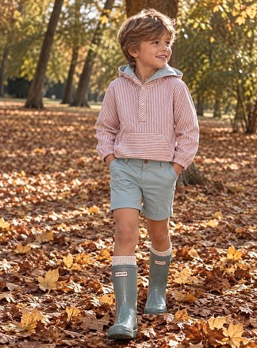 Boys' Hooded Shirt and Trousers Set – Mango by Copo Collection