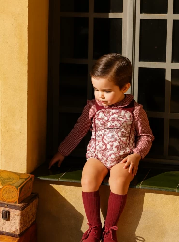 Boys' romper with Vichy Dreams blouse by Cocote