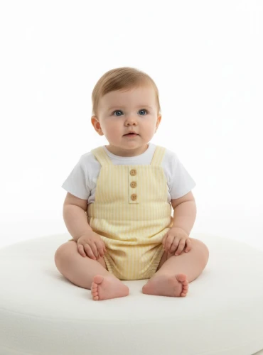 Boys' set: dungarees and t-shirt - Stripes Collection