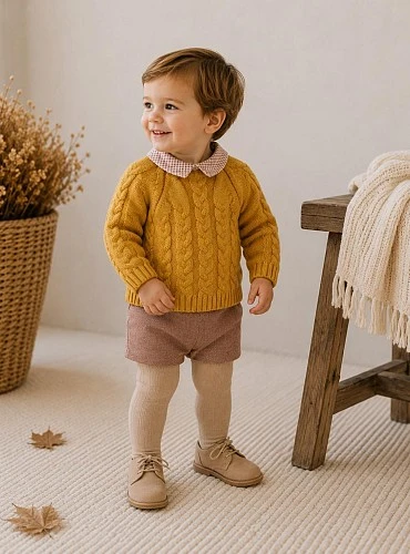 Boys' Set: Jersey and Bloomers, Cascabel Collection