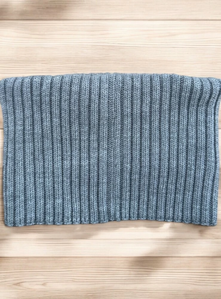 Braga para cuello en punto ingles. Es unisex