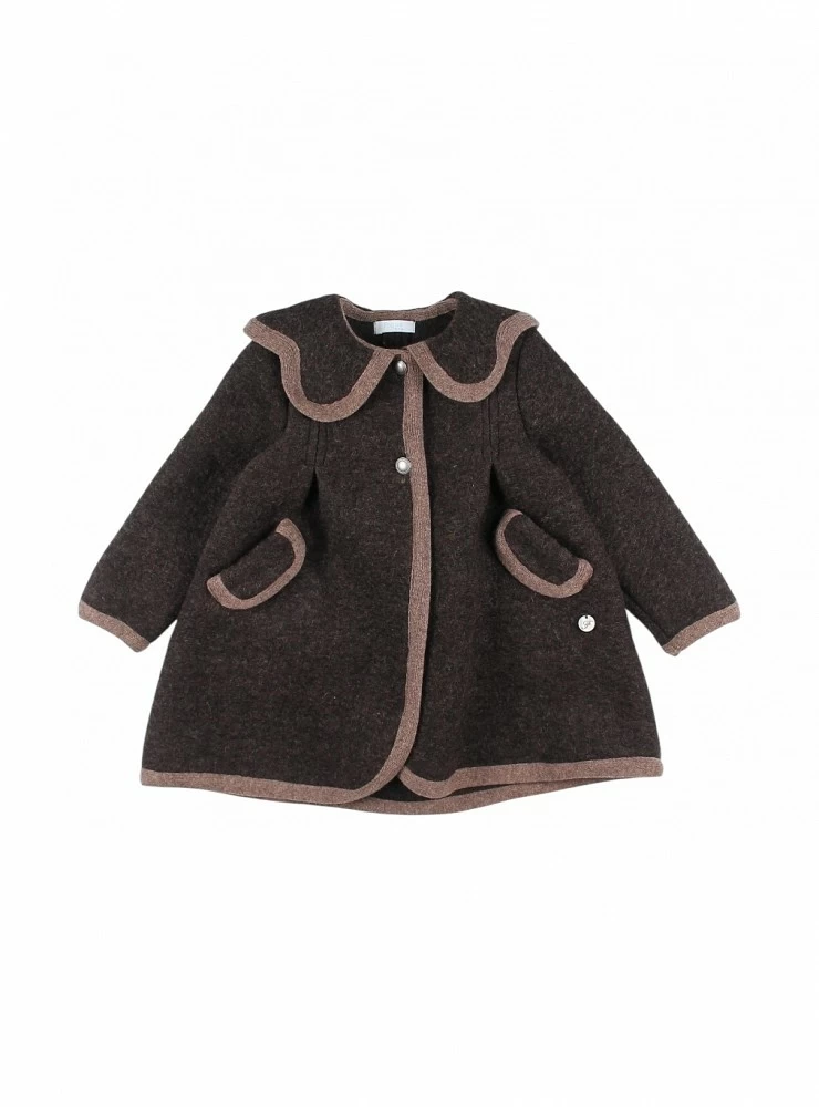 Brown Austrian girl's coat from Foque