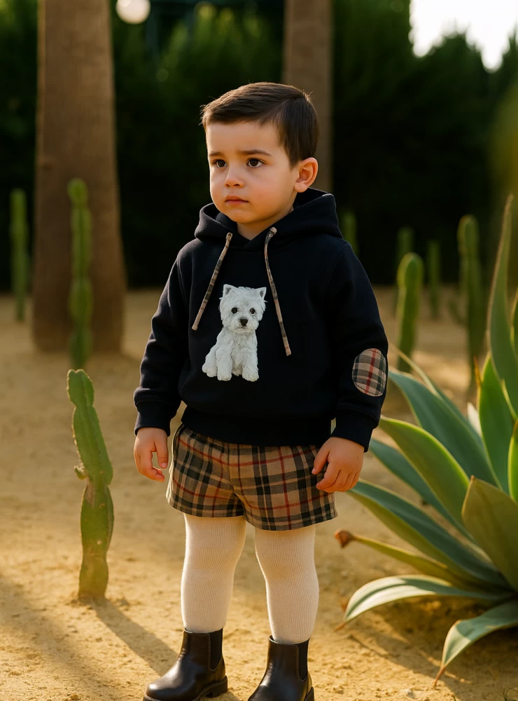 Burberry collection children's set by Mon Petit Bonbon