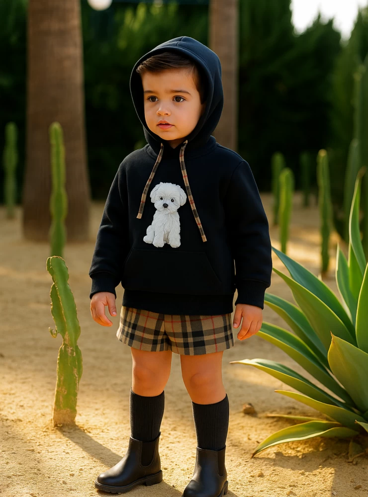 Burberry collection children's set by Mon Petit Bonbon