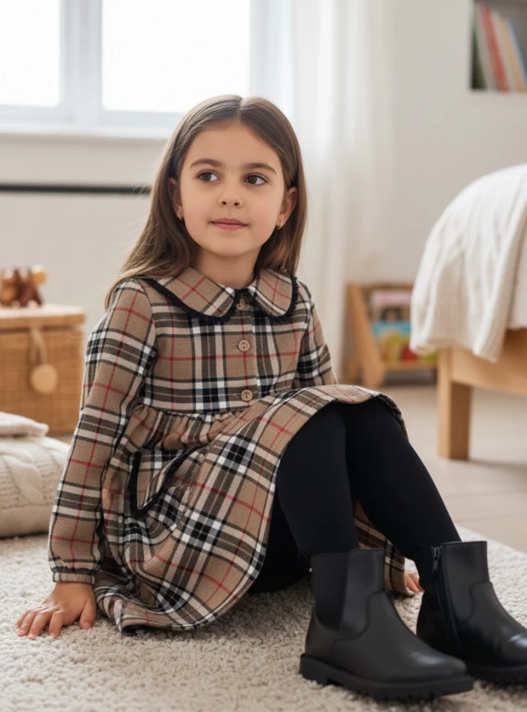 Burberry collection dress by Mon Petit Bonbon