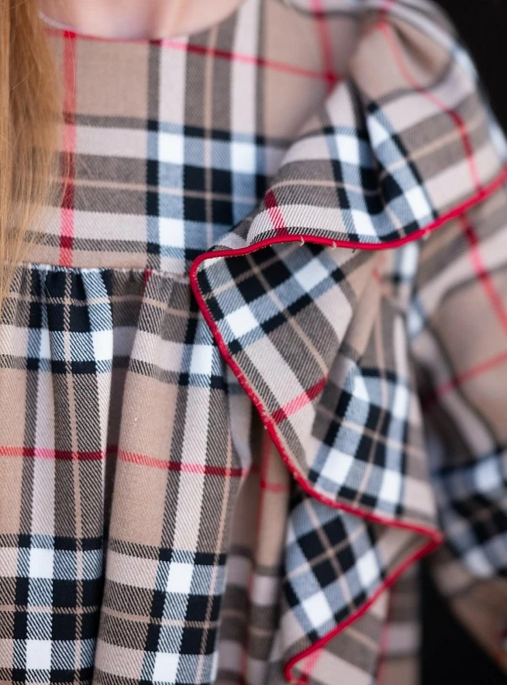 Burberry collection dress by Mon Petit Bonbon