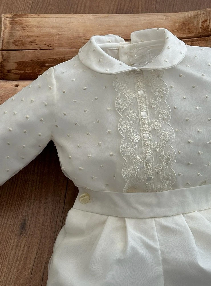 Cala formal outfit for boys with long-sleeved blouse and bloomers