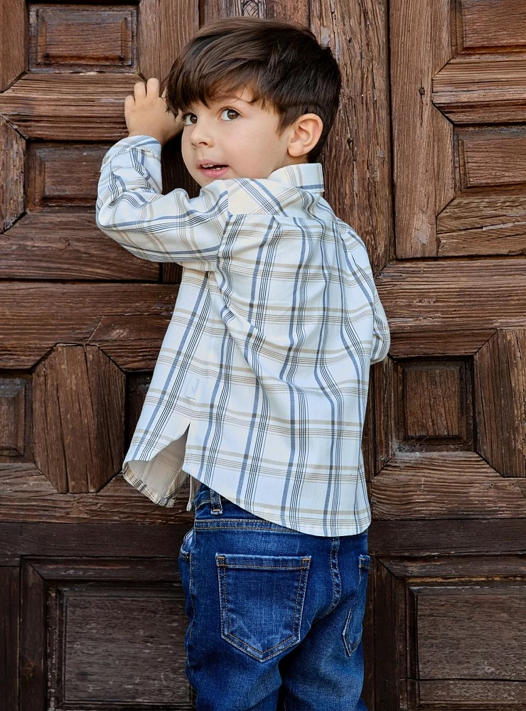 Camisa para niño de algodón colección Leicester