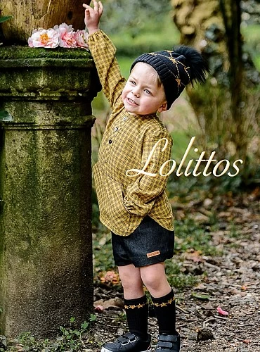 Camisa y pantalón para niño colección Globo de Lolittos