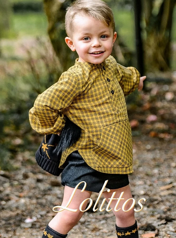 Camisa y pantalón para niño colección Globo de Lolittos