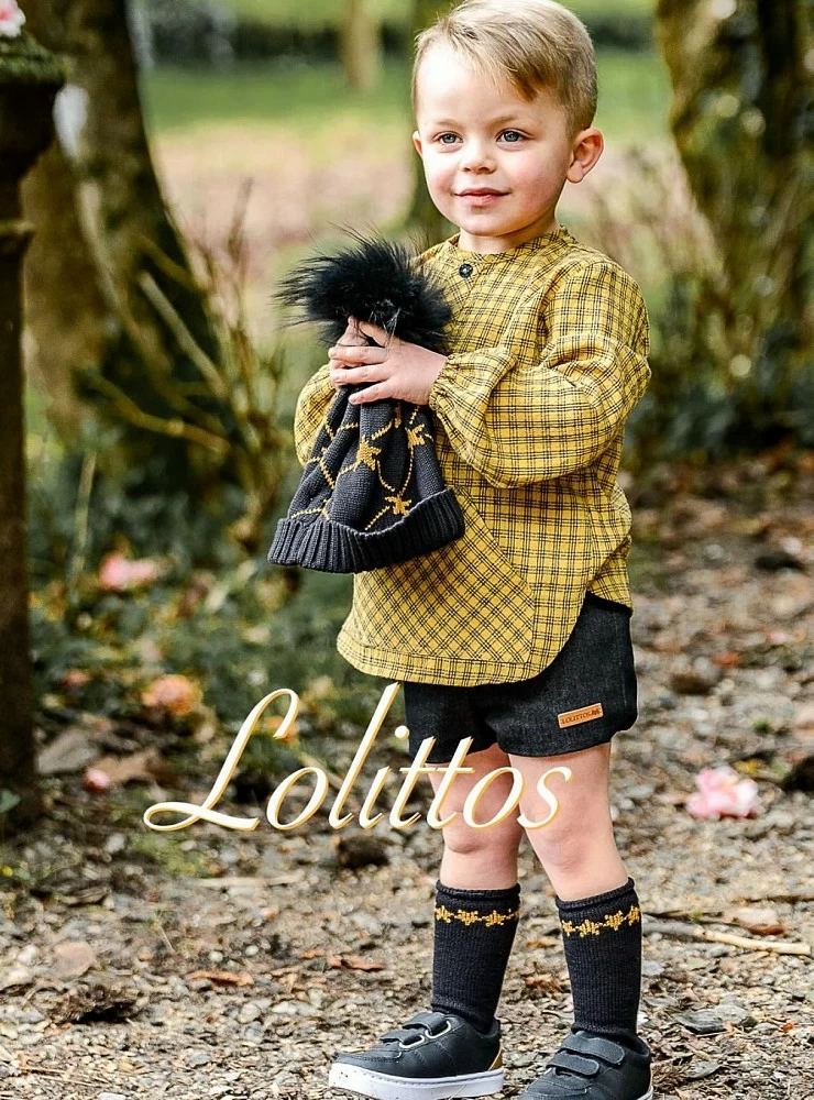 Camisa y pantalón para niño colección Globo de Lolittos