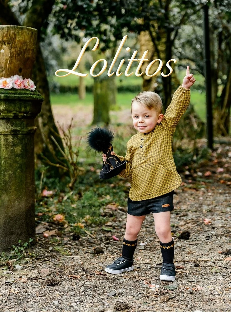 Camisa y pantalón para niño colección Globo de Lolittos