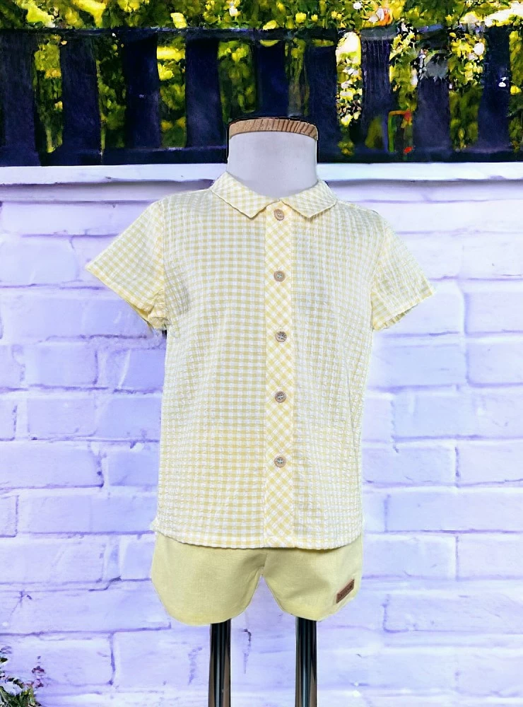 Camisa y pantalón para niño de Lolittos colección Primavera