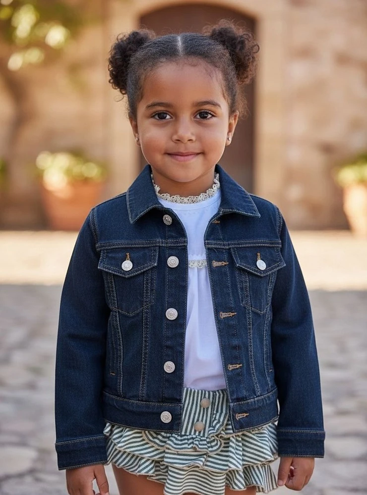 Cazadora vaquera para niña Paris