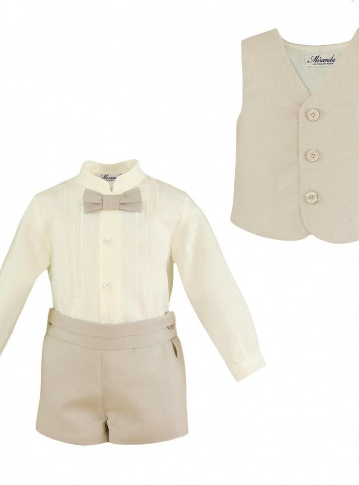 Ceremony boy's set in two colors. 3 pieces