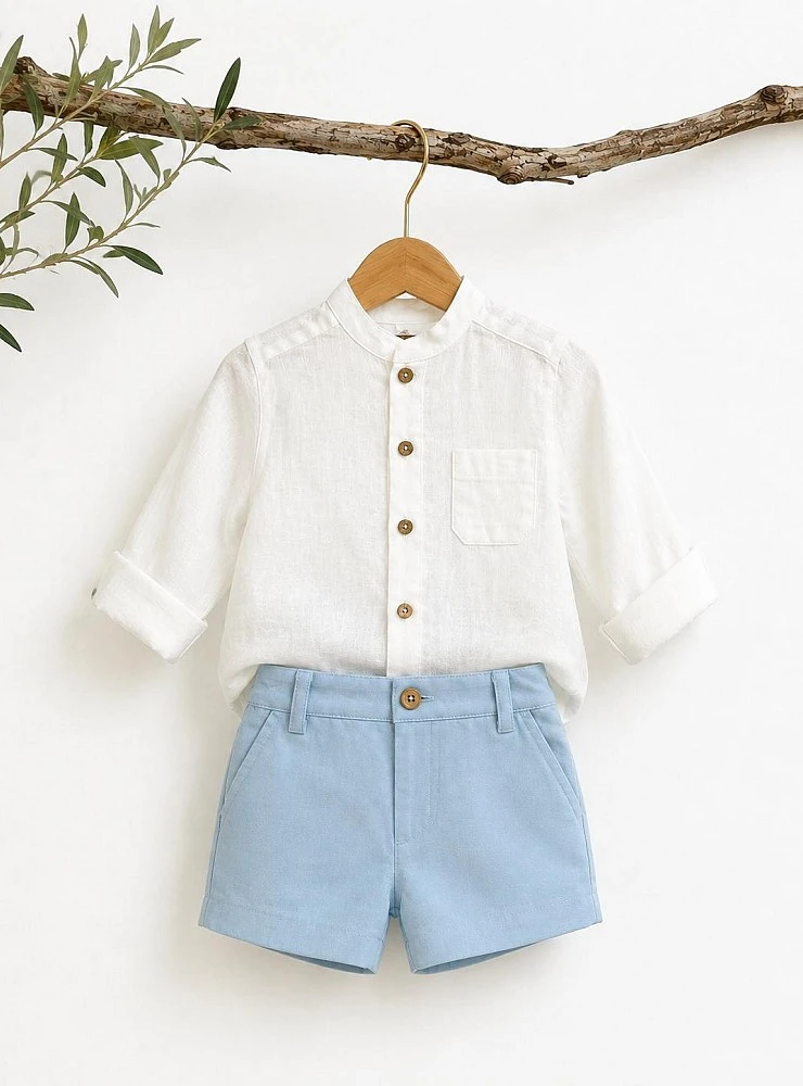 Ceremony set for a boy in two colors. April Collection