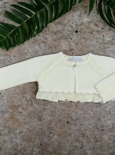 Chaqueta corta unisex especial ceremonia colección Marfil