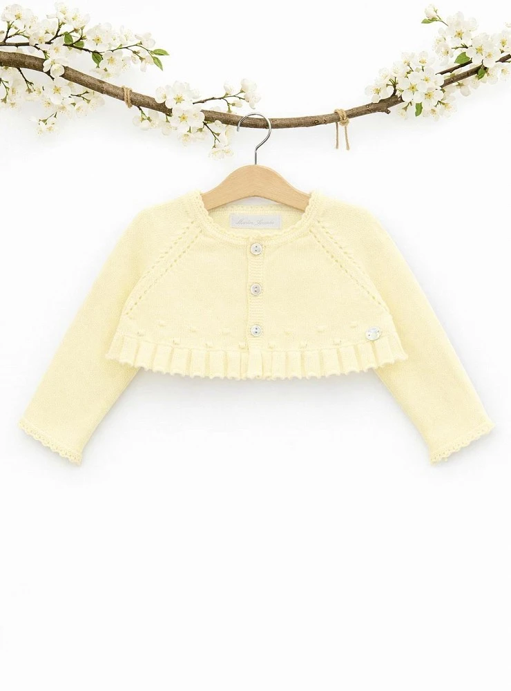 Chaqueta para niña con volante colección Winnipeg