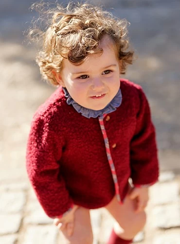Chaqueta para niño tipo Austriaca colección piñas de Cocote
