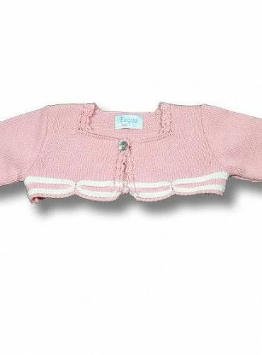 Chaqueta rosa empolvado y crudo. Marca Foque