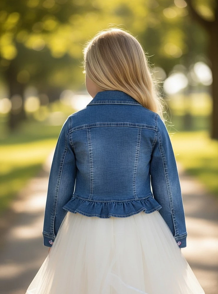 Chaqueta vaquera para niña. Entretiempo