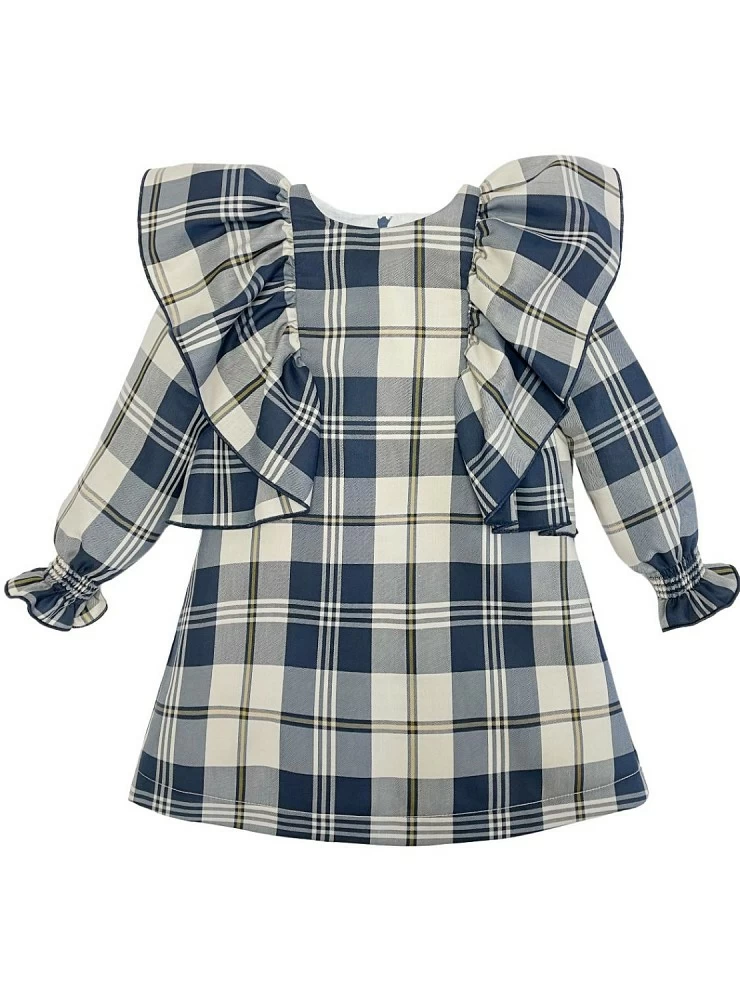 Checked dress Marine collection by Eve Children.