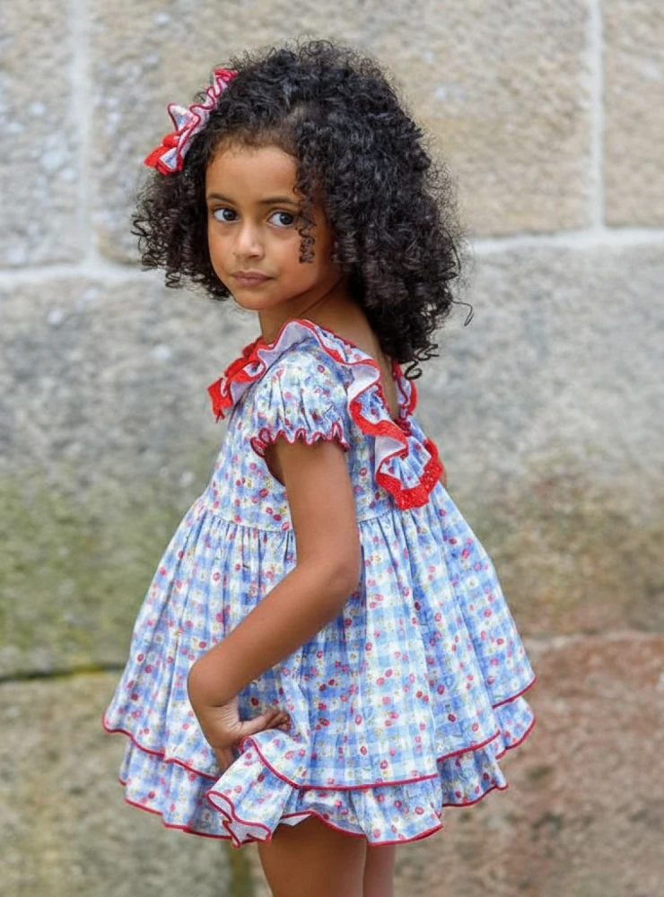 Cherry collection baby set with bloomers and jacket