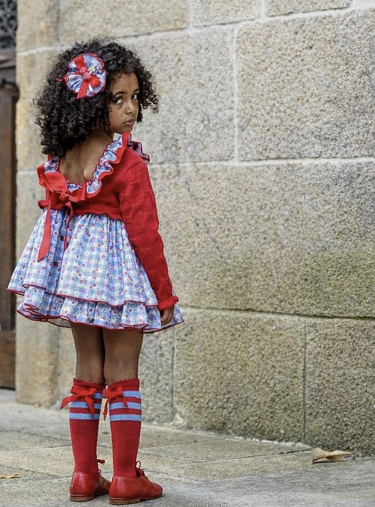 Cherry collection baby set with bloomers and jacket