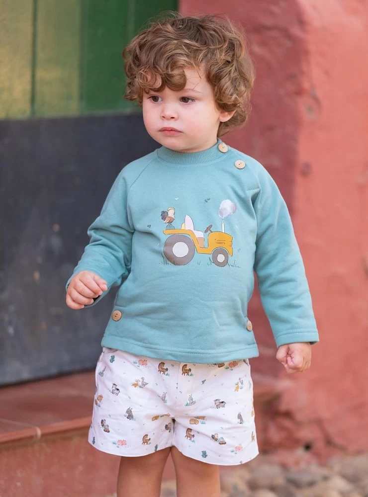 Children's sweatshirt and trousers set, Granja de Pio Pio collection
