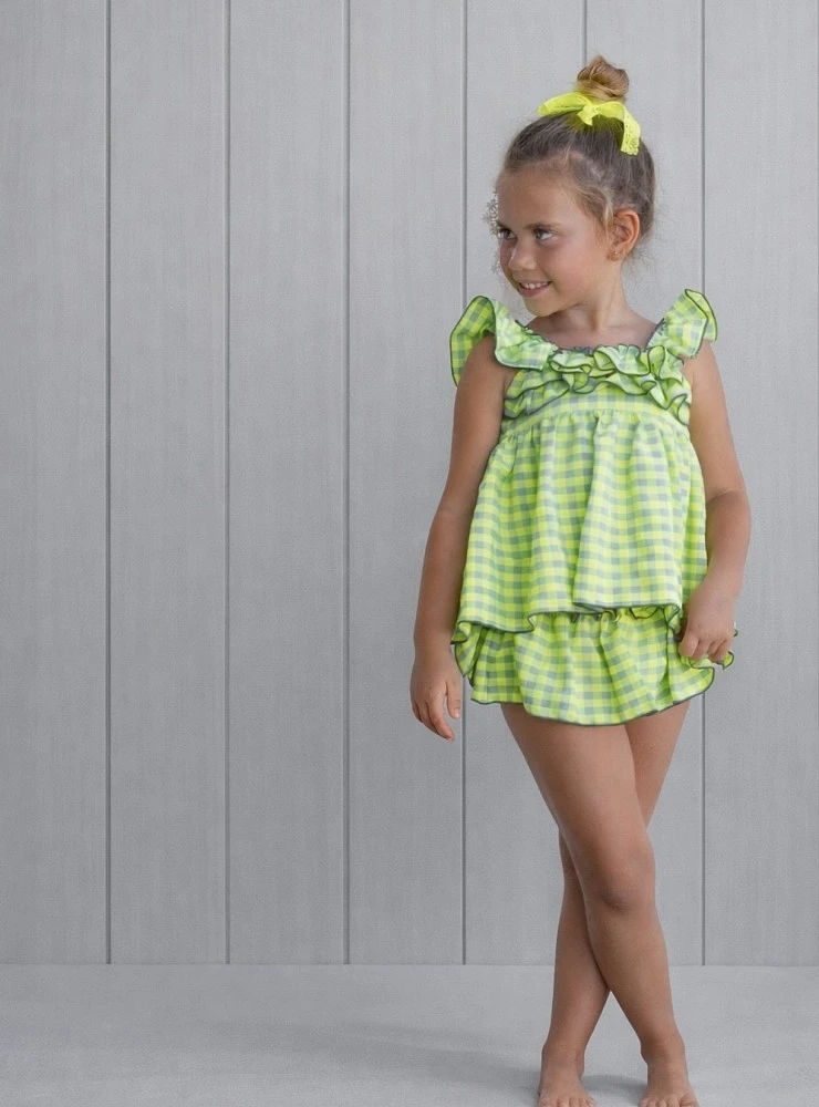 Christening set and fluorescent panties from the Caribbean collection