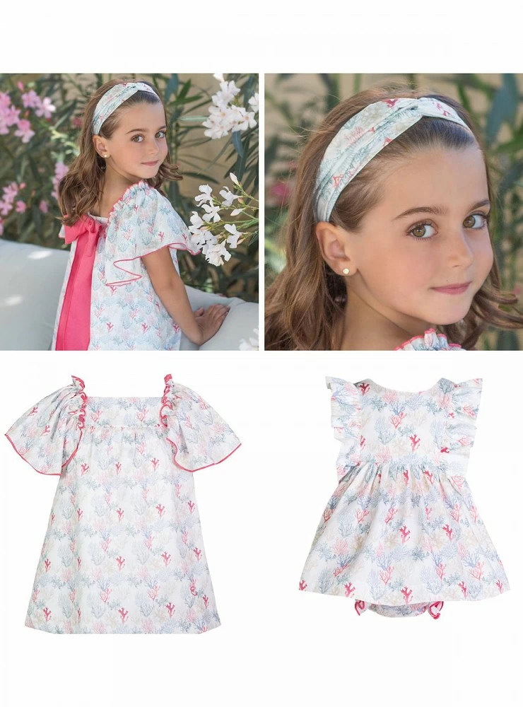 Coleccion Corale de Eve Children. Vestido o Jesusito con bandana 