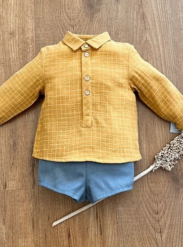 Conjunto bebé niño camisa y pantalón colección Simba