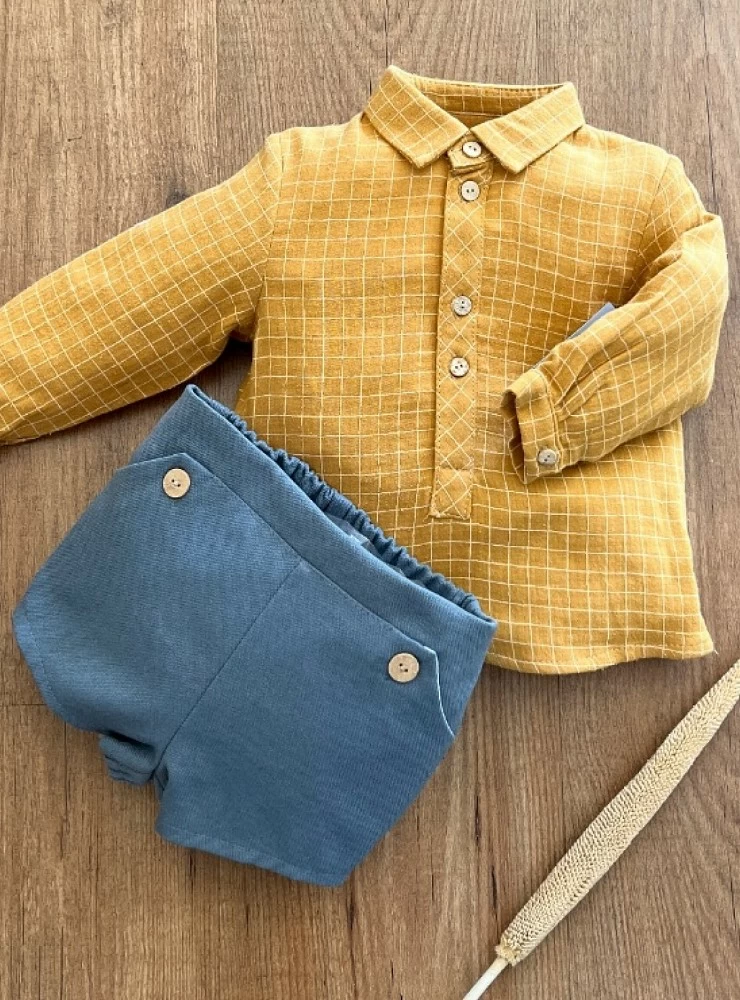 Conjunto bebé niño camisa y pantalón colección Simba