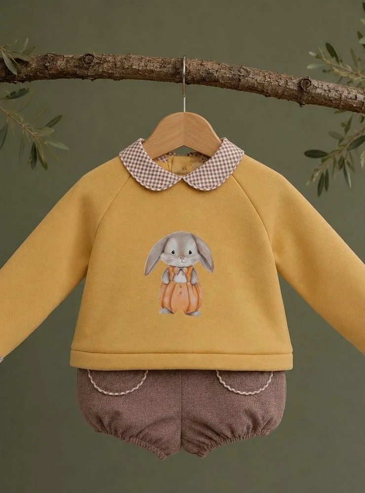 Conjunto bebé niño sudadera y bombacho colección Cascabel