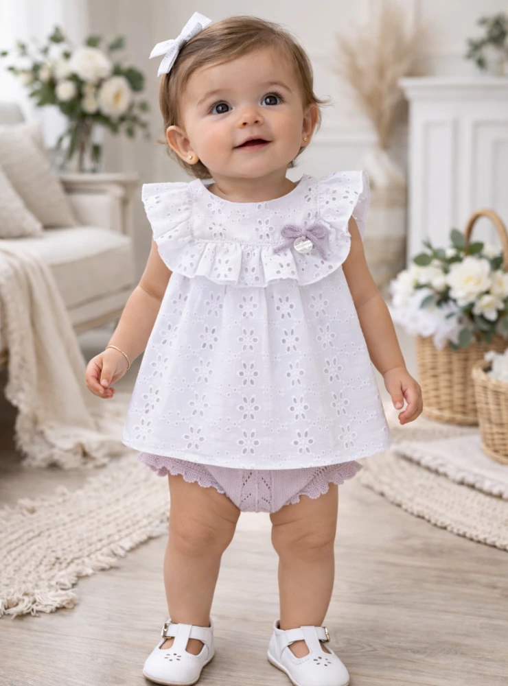 Conjunto Blusón y braguita de punto colección Niagara