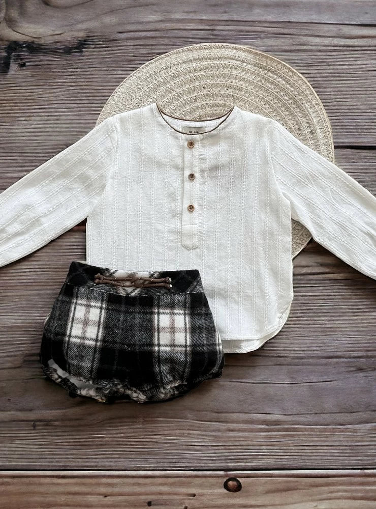 Conjunto camisa y bombacho Colección Azabache de Lolittos