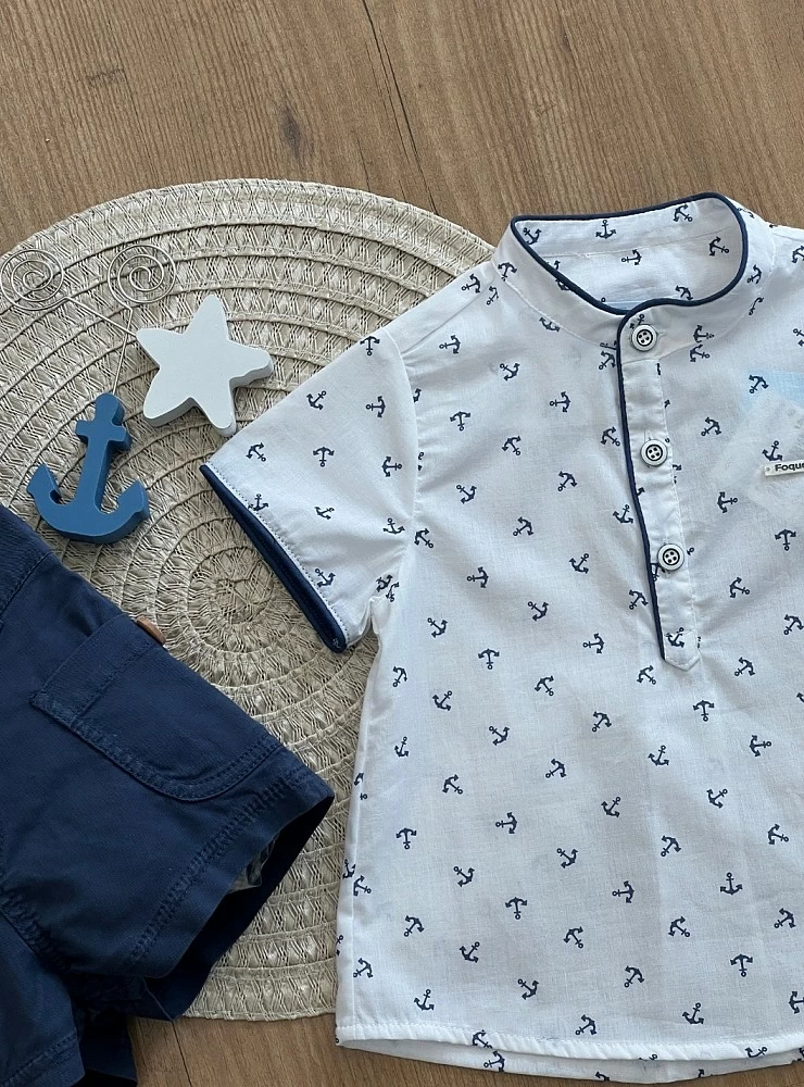 Conjunto Camisa y pantalón Colección Ancla de Foque