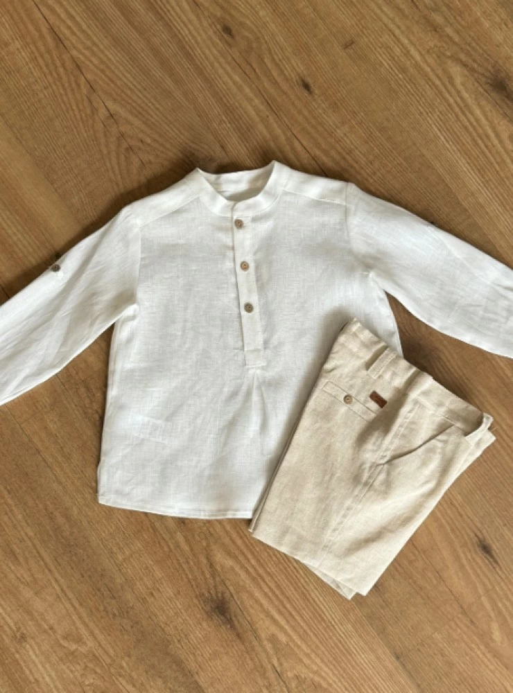 Conjunto camisa y pantalón de niño para ceremonia colección Toulouse