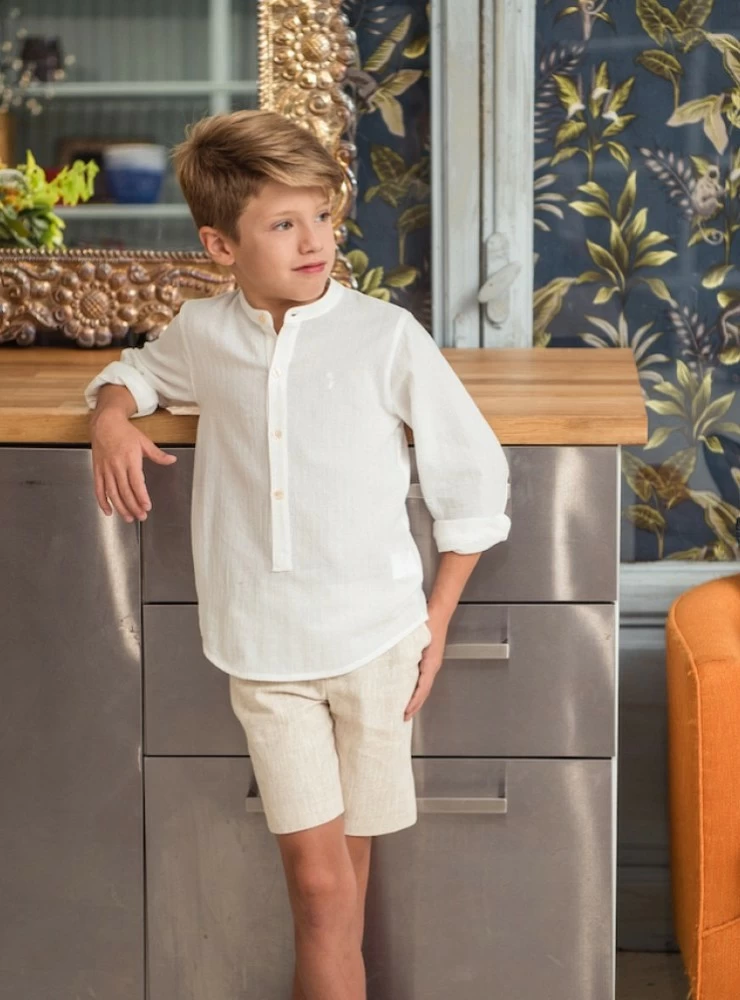 Conjunto camisa y pantalón para niño colección Amelia