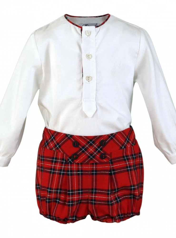 Conjunto camisa y pantalón para niño colección Christmas Dreams
