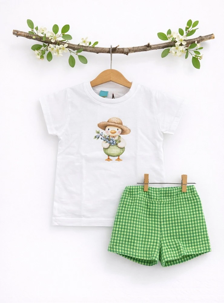 Conjunto Camiseta y boxer para niño colección Apple