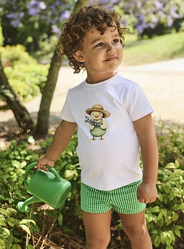 Conjunto Camiseta y boxer para niño colección Apple