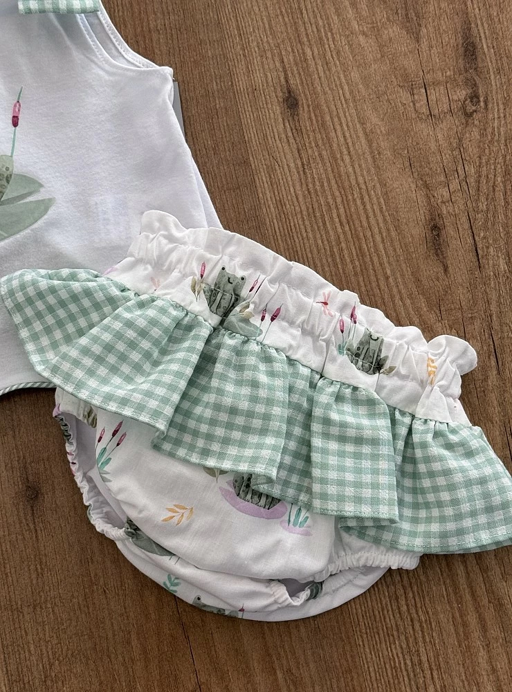 Conjunto camiseta y braguita para niña colección Sirenas