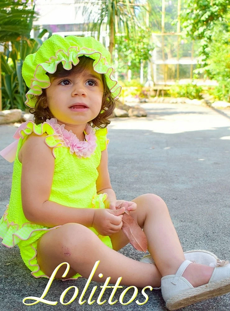 Conjunto de baño para niña de lolittos colección polo
