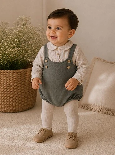 Conjunto de camisa y peto colección Pravia