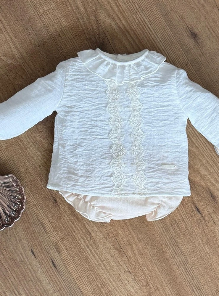 Conjunto de Ceremonia para Bebé Niño Colección Flor de Lis