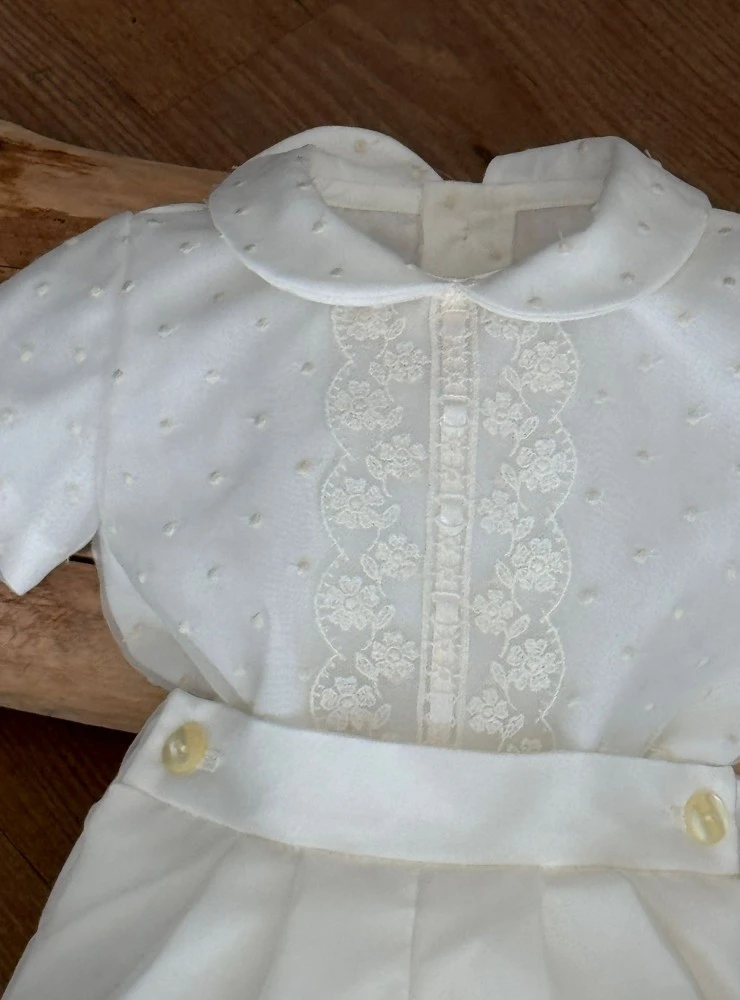 Conjunto de ceremonia para niño de manga corta con bombacho Cala